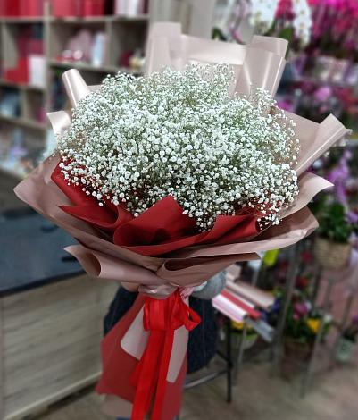 Букет цветов из: Гипсофила в Турунтаево
