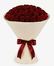 Букет 101 Бордовая роза Блэк Бакарра в Турунтаево