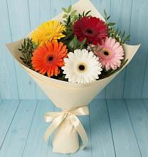 Букет цветов из:  Герберы #REPLACE_PRED# Турунтаево