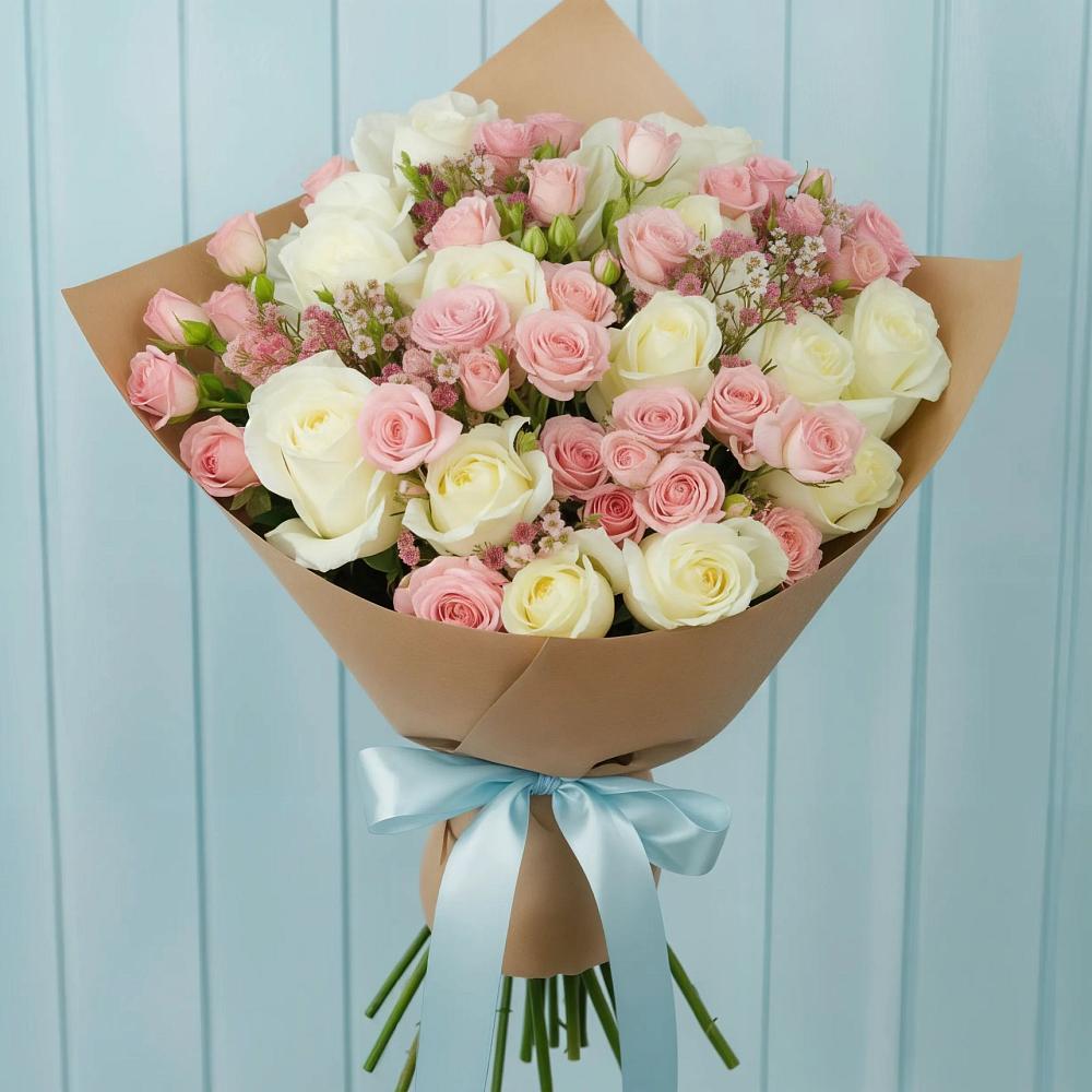 Букет цветов из: Розы в Турунтаево