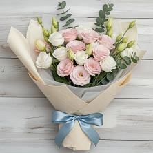 Букет цветов из:  Лизиантусы в Турунтаево