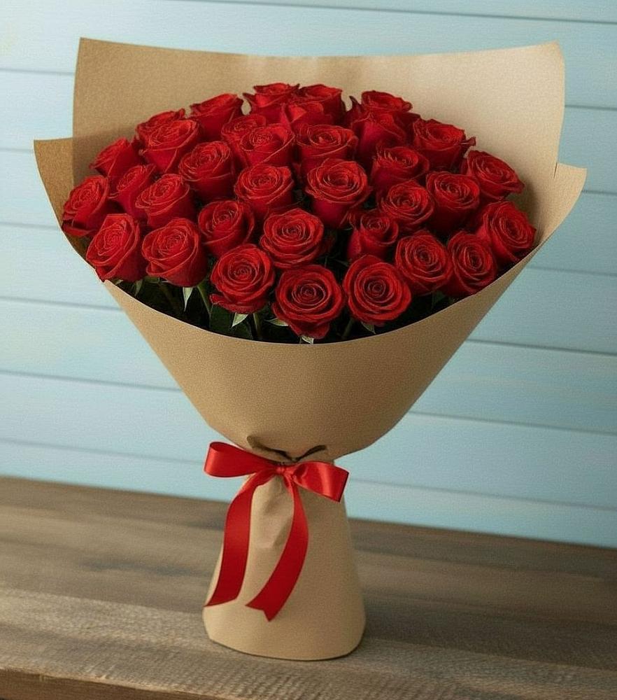 Букет Красные розы Милано в Турунтаево