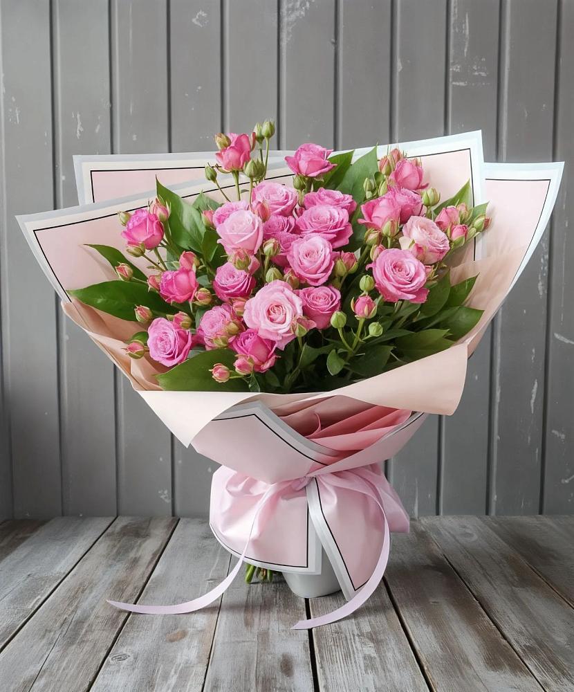 Букет Розовый кустик в Турунтаево