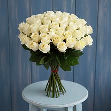 Букет 51 Белая роза Эдлесс Лав #REPLACE_PRED# Турунтаево