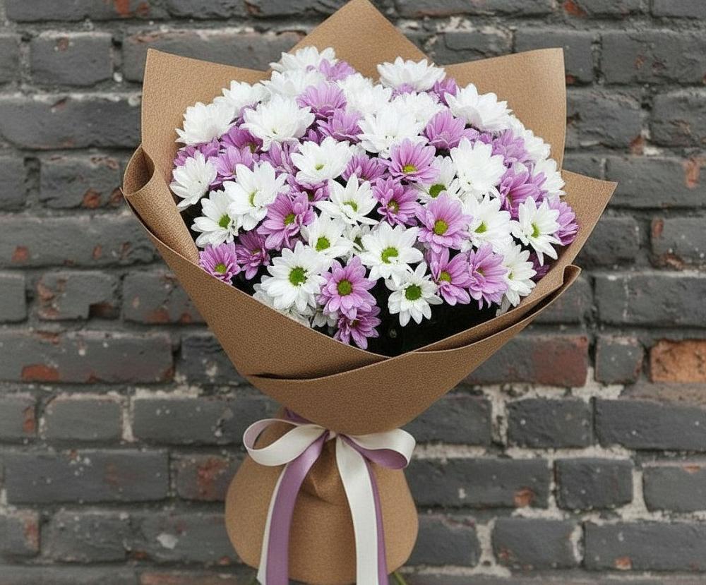 Букет цветов из: Хризантемы в Турунтаево