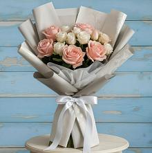 Букет цветов из:  Розы #REPLACE_PRED# Турунтаево