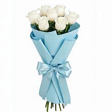 Букет 7 белых роз Проуд #REPLACE_PRED# Турунтаево