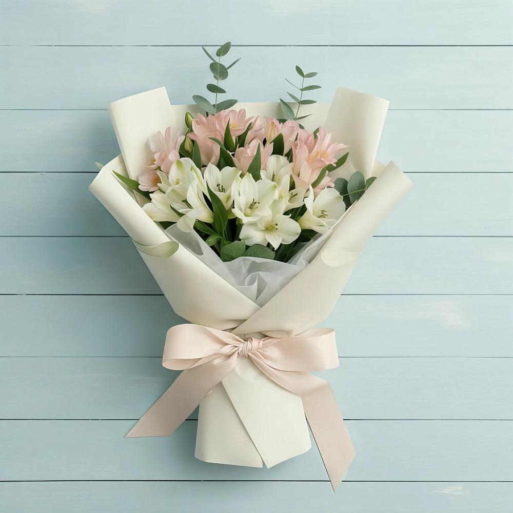 Букет цветов из: Альстромерии в Турунтаево