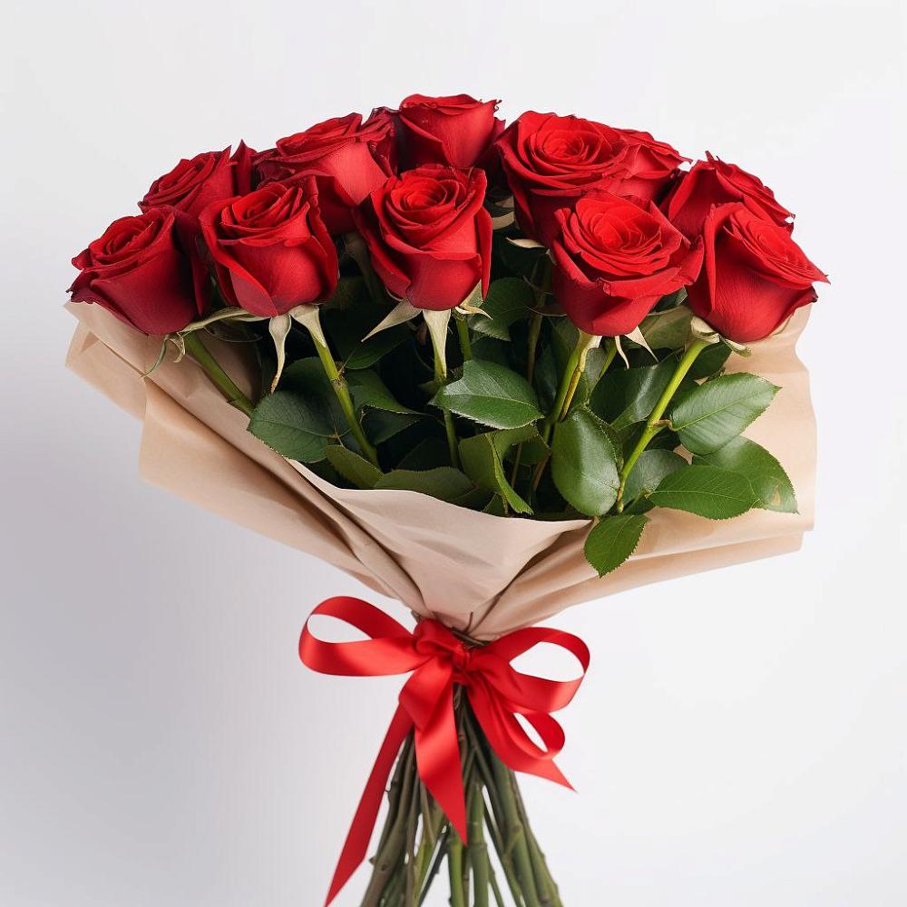 Букет 11 Красных роз Эдлесс Лав в Турунтаево