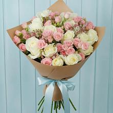 Букет цветов из:  Розы в Турунтаево